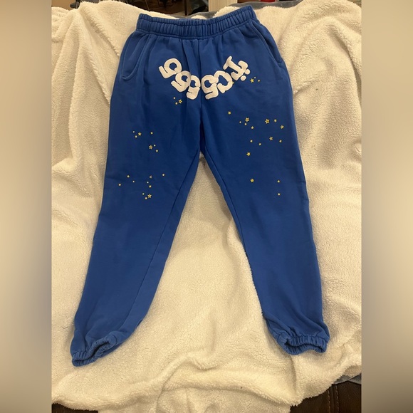 Blue and White Joggers for Active Comfort - Picture 1 of 4